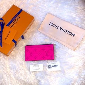 New in Box Louis Vuitton Card Coin Holder Wallet